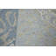 Tapis bleu sarcelle à motif géométrique 6X9
