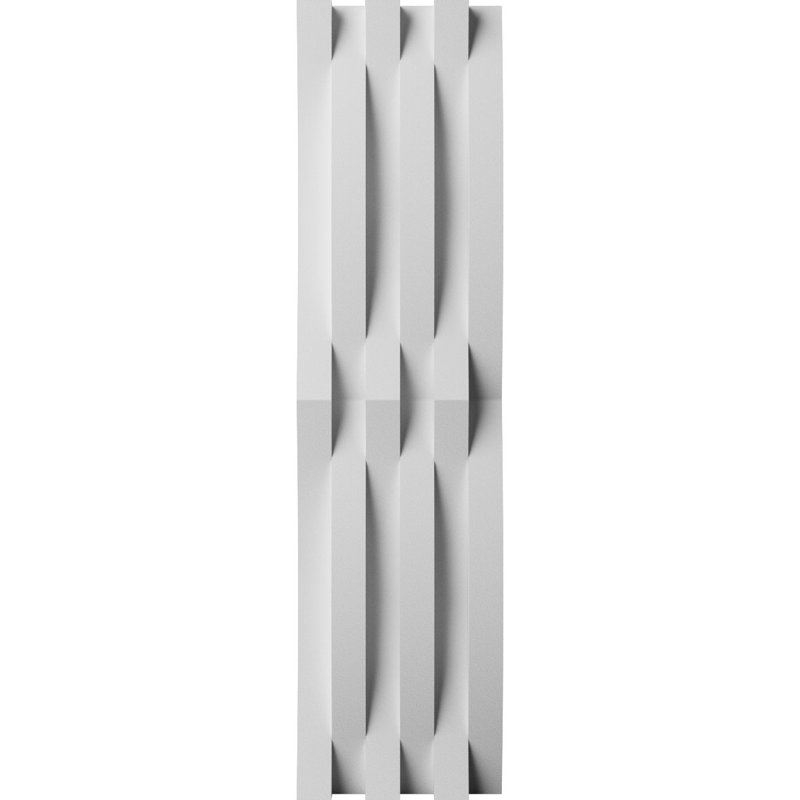 6"W x 24"H x 1"T  EdgeCraft Victoria Style Seamless Wall Tile