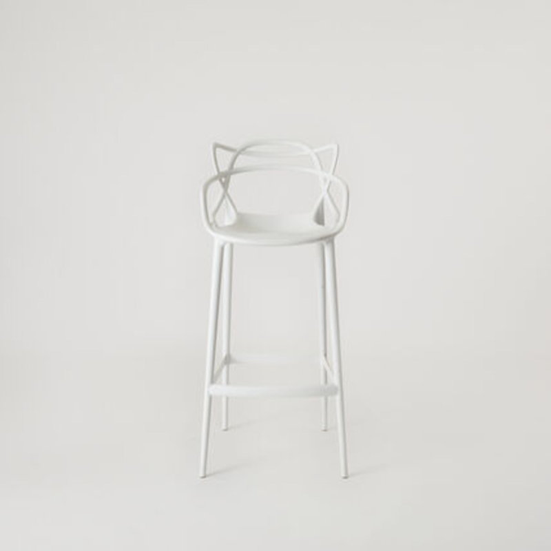 Tabouret Keeper 30 po, Blanc