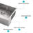 Soundproof Apron Front 16-gauge Stainless Steel Farmhouse Kitchen Sink For Modern Homes