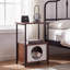 Table d'appoint cachée 2 en 1 pour chat