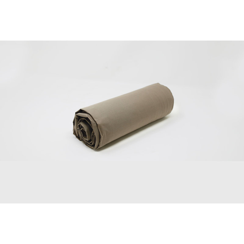 Caymitte 100% Cotton Satin, Putty, 180 x 200cm