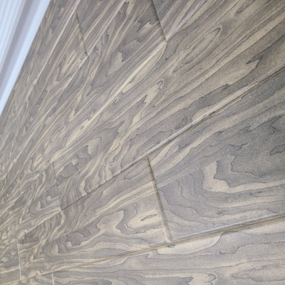 Planches de plafond en polystyrène rustique
