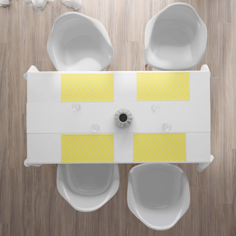 Polyester Abstract Rectangle Placemat