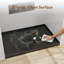 Base de douche en acrylique l 48 po x P 32 po, bac à douche à seuil simple en composite, bonde centrale antidérapante-130083724