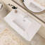 Meuble-lavabo mural simple 48 po avec plateau en marbre-958305603