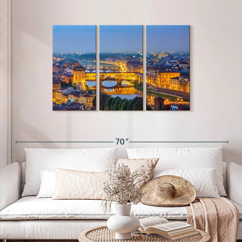 Sebbie Florence By Nightfall, 28" H x 45" W