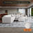 Modular Upholstered Conversation Set – Indoor Lounge Furniture With Sofa, Chairs & Tables For Living Room-2131696023