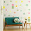 Adhésif décoratif rétro floral amovible