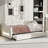 Upholstered Twin Size Daybed With Led Belt And Trundle-1184616292