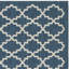 Joyner Looped/Hooked Navy/Beige Indoor/Outdoor Rug-12476279