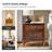 Kaybri Farmhouse Solid Wood Flute End Table with Built-In Outlet-1156468238