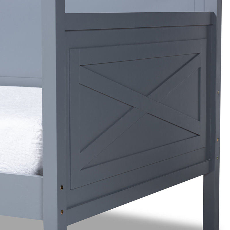 Lit de jour simple Loudonville, Gris