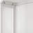 23.62" Modern Arched Glass Double-Door Wardrobe With Shatterproof Non-Glass Mirror - Double-Layer Storage, Open Shelf & Towel Rack For Entryway, Living Room, Bathroom, Dining Room (White)-254449867