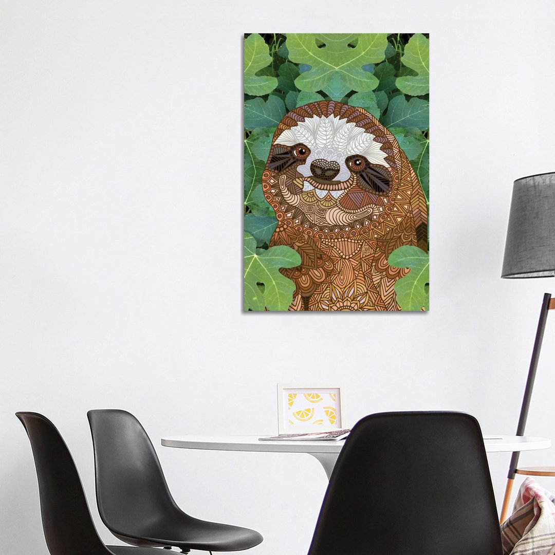 Leinwandbild Happy Sloth