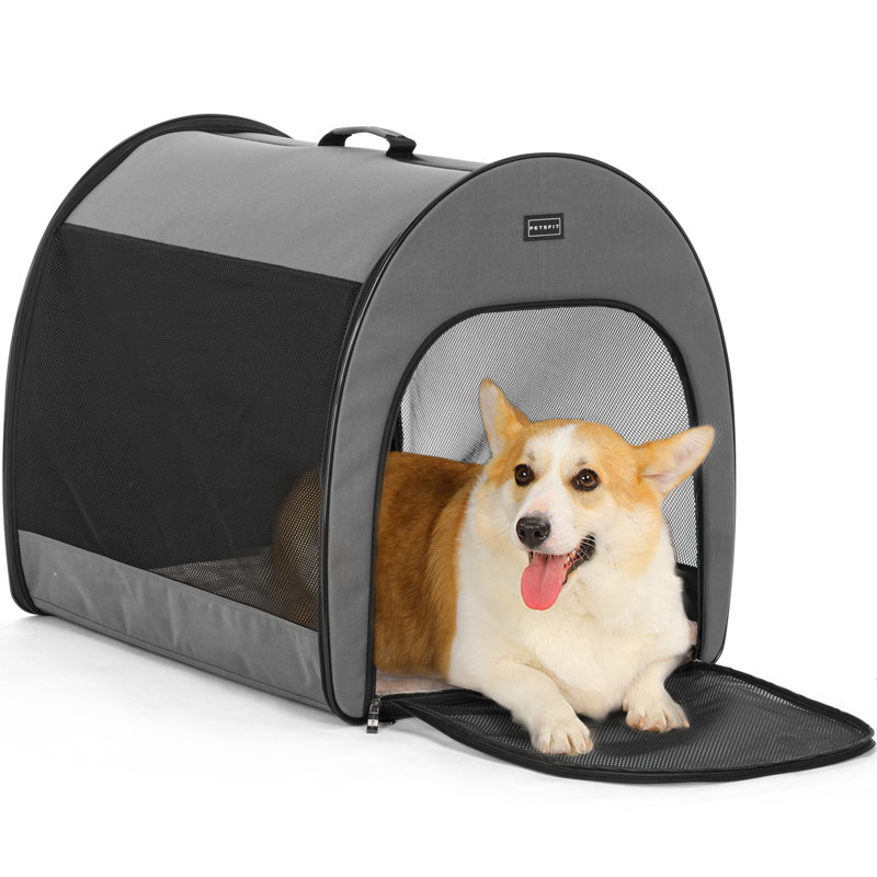 Caisse pour animaux, gris, H 25 po x l 22 po x P 30 po