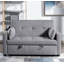 Accoudoir carré en lin 55,12 po Rainell-142999302