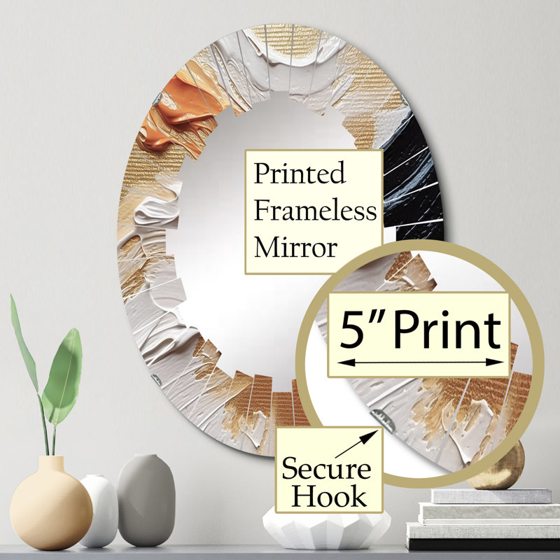 Baranof Oval Mirror, 30" x 20"