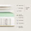 Lagom Cloud Top Medium Hybrid Mattress, Green Tea Memory Foam and Pocket Springs-177750060-262019751