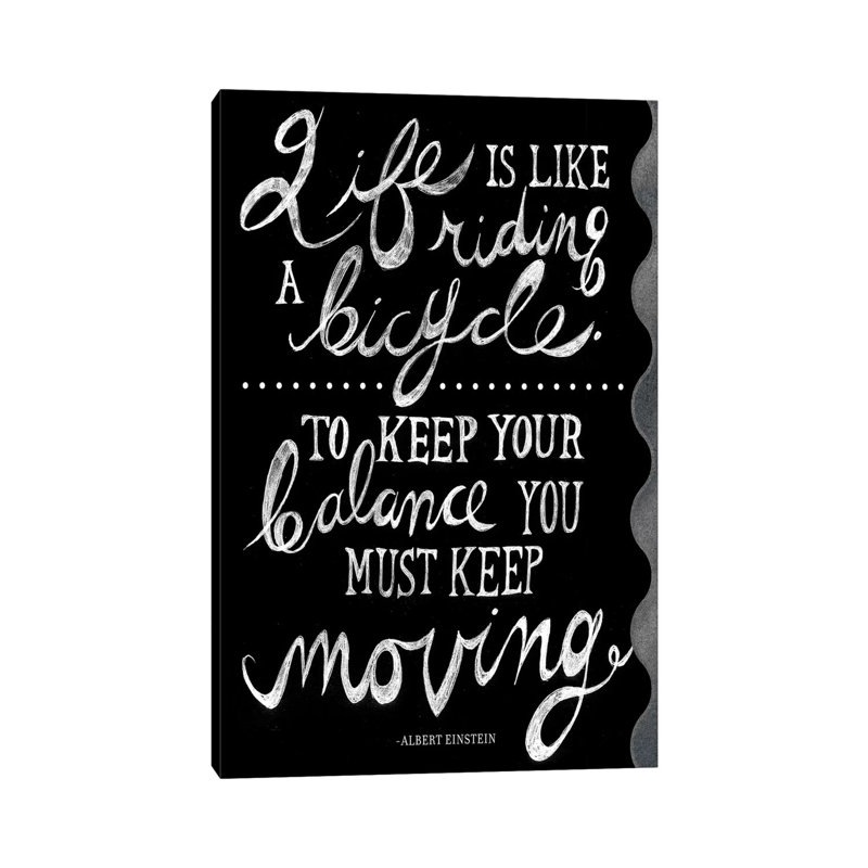 Riding A Bicycle - Wrapped Canvas Print, 101.6 cm H x 66.04 cm W x 3.175 cm D