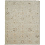 Wool Oriental Area Rug in Beige