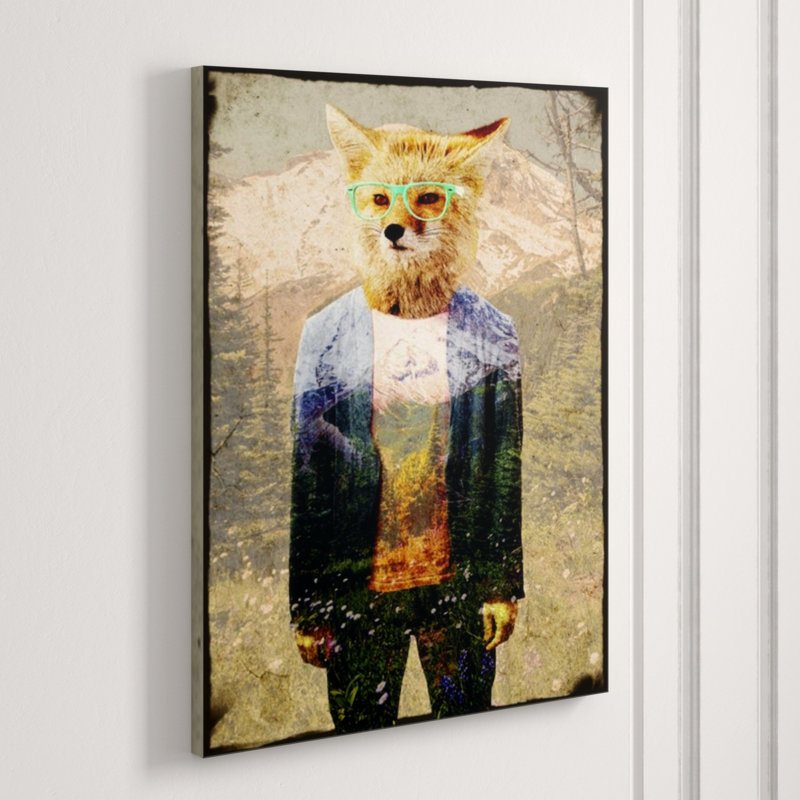 A Fantastic Mister Print, Plexi, 40" H x 30" W