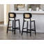 Upholstered Faux Leather Bar Stool-1646108532-1646108534