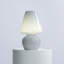 Glass Mushroom Table Lamp, Standard, White Stripe-1277167705