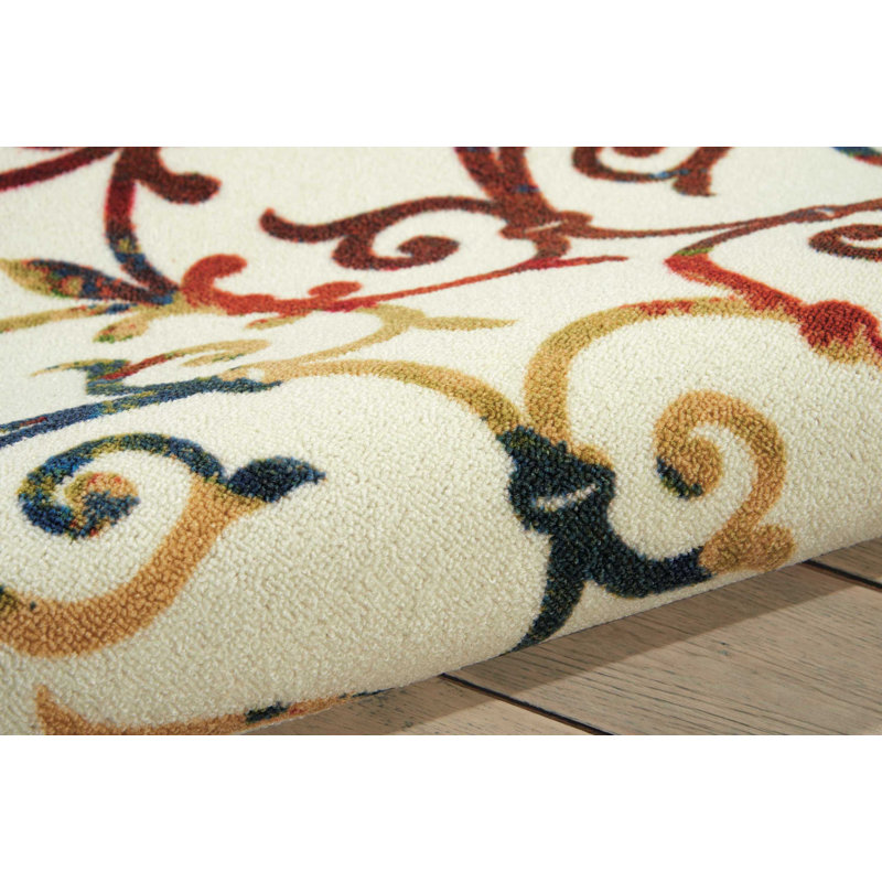 Sigel Abstract Indoor / Outdoor Rug, Rectangle 7'9" x 10'10"