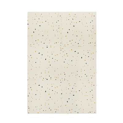 3 Sprouts - Tapis en mousse pour bébé et enfants - Terrazzo rose pâle