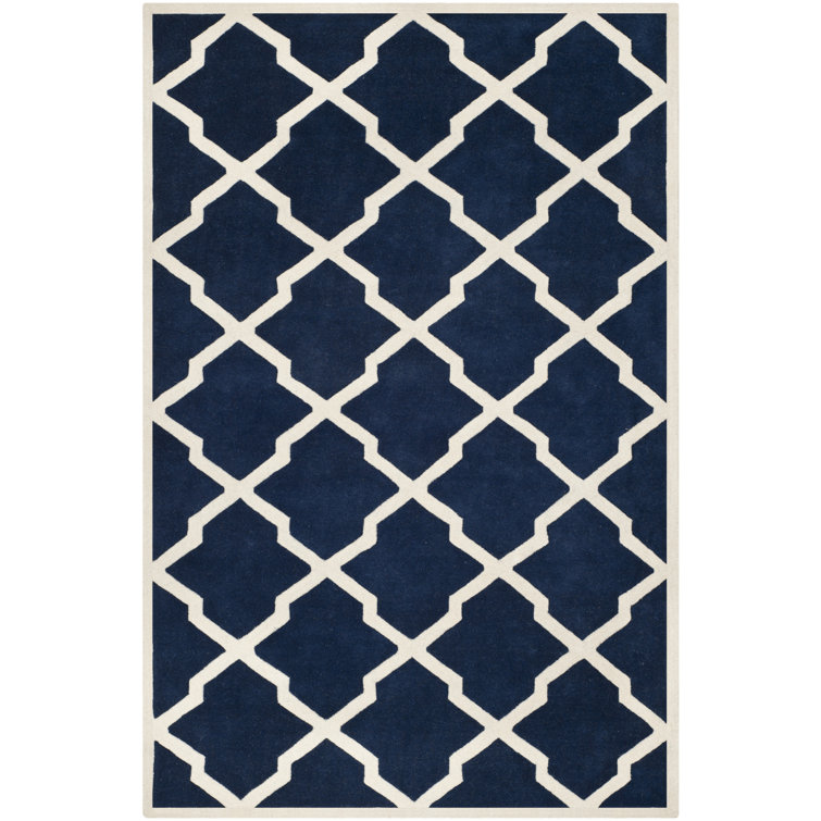 Phillipsdale Geometric Wool Hand Woven Area Rug