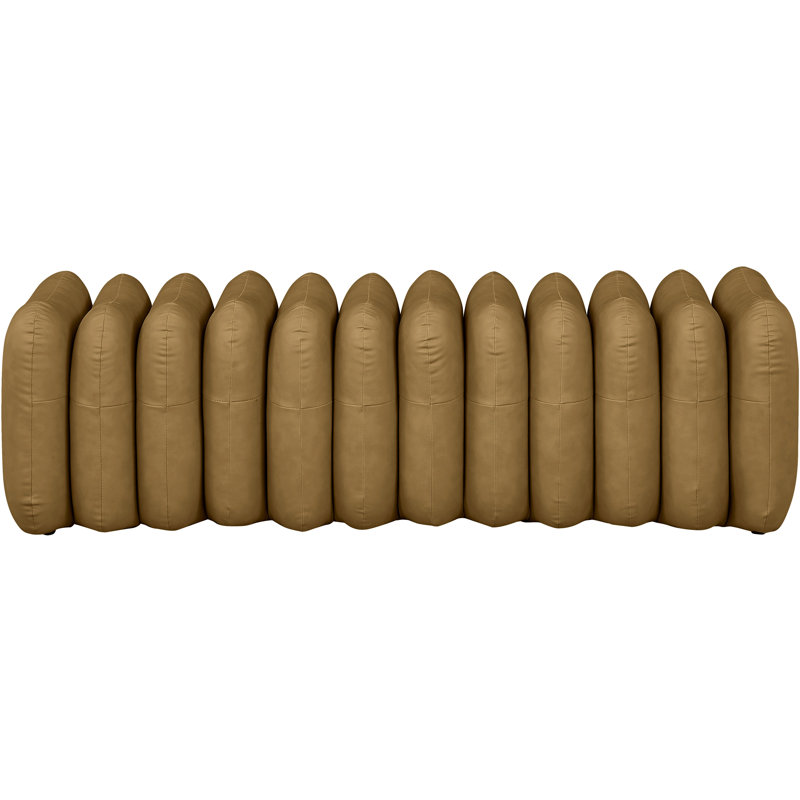 Banc en cuir Atticus, Brun