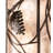 Jalyna Steel Flush Mounted Sconce