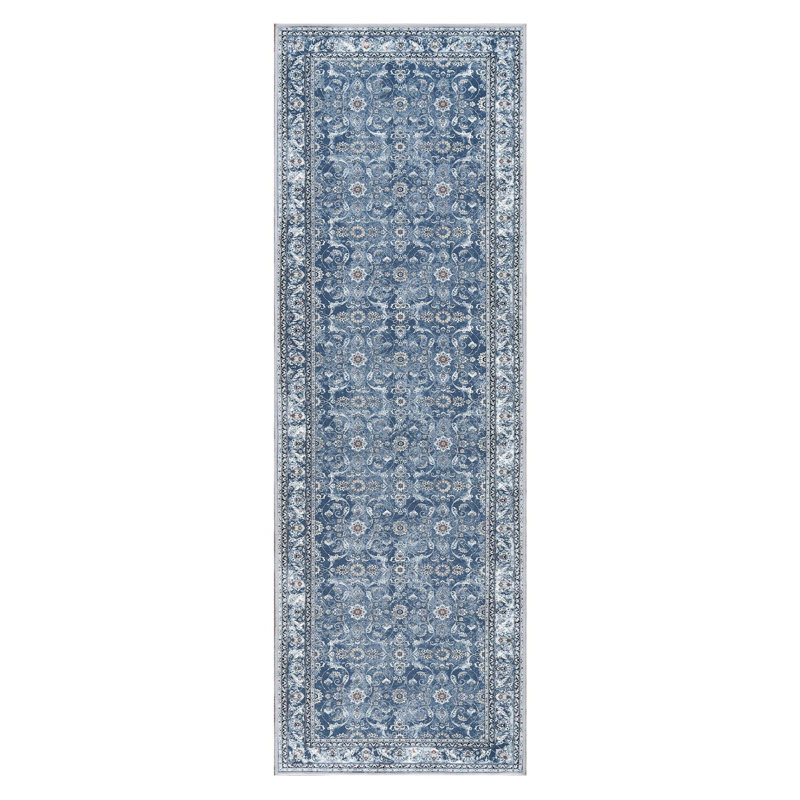 Paola Chenille Mashine Washable Vintage Indoor Arae Rug with Non-Slip Backing for Bedroom Living Room Kitchen Entryway