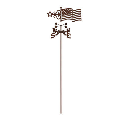 Flag 28'' H Patriotic Weathervane
