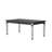 Mirrored & Black Finish Dining Table