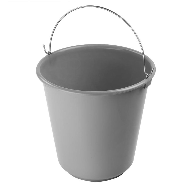 Ensemble de seaux en plastique Arlmont & Co., Gris, 1