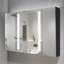 James-William 40'' W 30'' H Surface Framed Medicine Cabinet Mirror Fixed