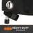 Modern Leisure Black Diamond Patio Loveseat Cover, Waterproof, 66"L x 40"W x 39"H, Black