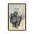 Toile avec cadre en bois brun classique