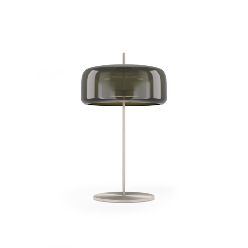 Jube Table Lamp P Old Green Transparent Matt Steel L2415 Ul, 26" H x 15" W x 15" D, Matte Steel, Old Green Transparent