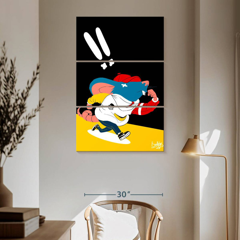 Ashelle Ricky Rat, 65" H x 42" W