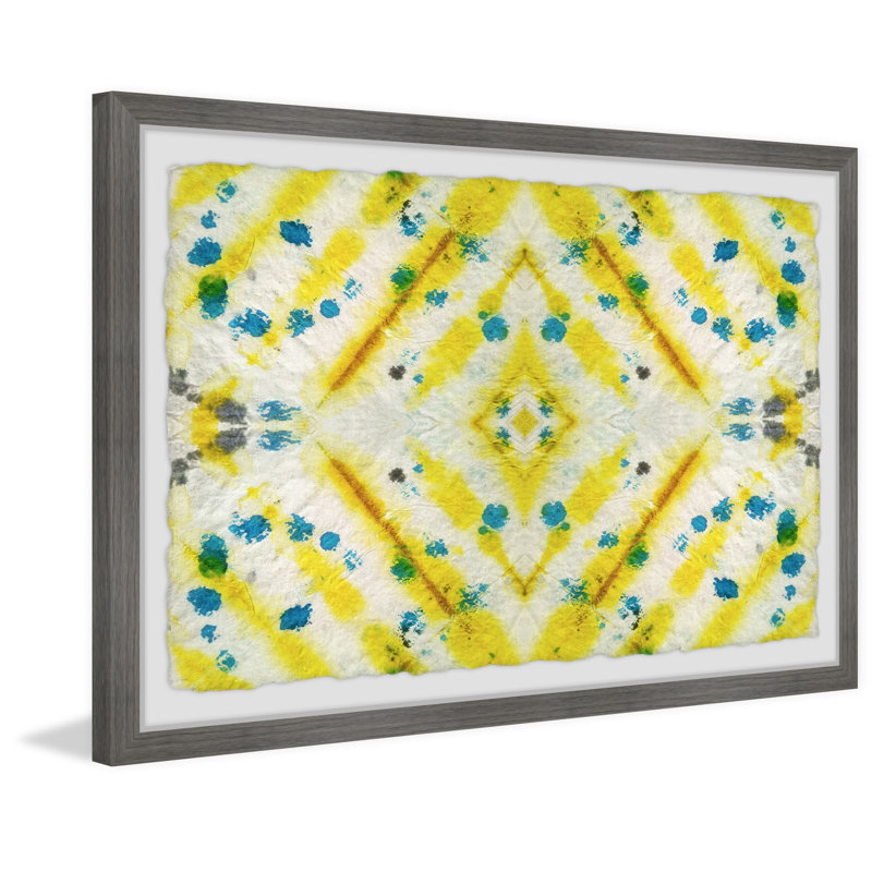 Radar Transmission - Single Picture Frame Painting, 41cm H x 61cm W x 3.81cm D