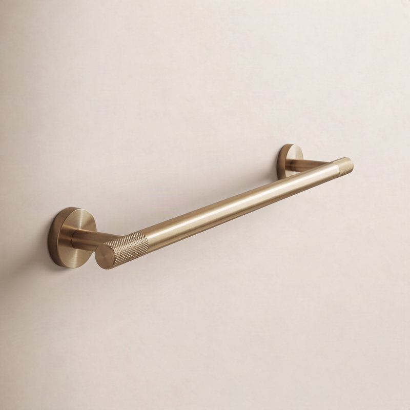 Forward Towel Bar, Brushed Gold
