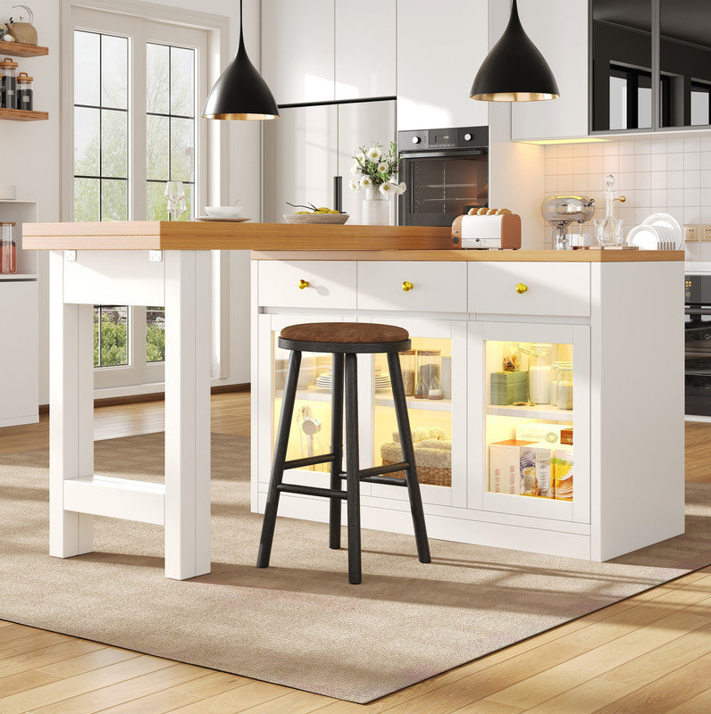 Kitchen Island, White
