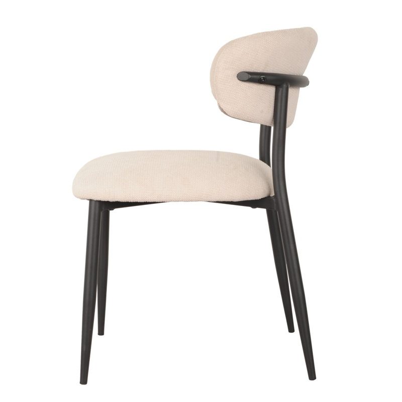 Chaise de salle à manger Gianna, ensemble de 2, beige