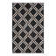 Tapis noir à motif géométrique Cand-1263042321