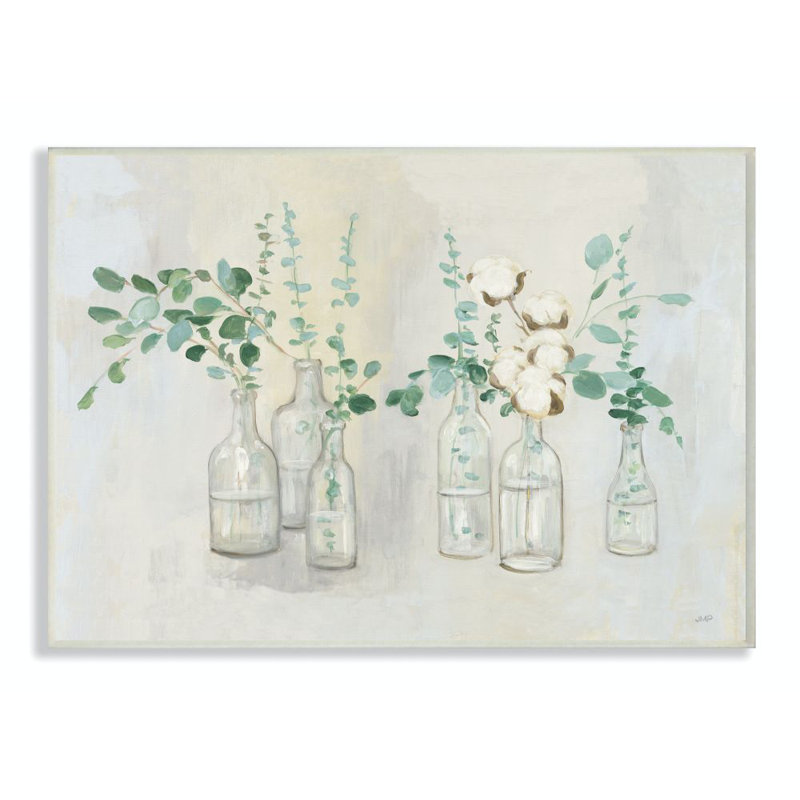 «Flowers and Plants Peinture», impression sur toile, H 12 po x l 18 po x P 0,5 po, Plaque murale