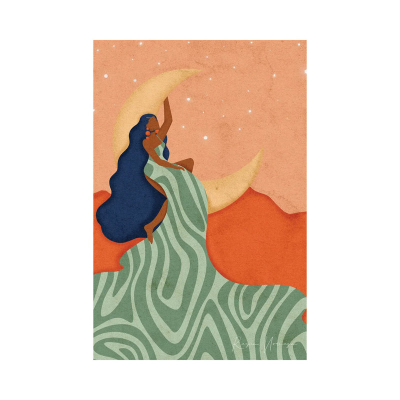Big Dreamer by Reyna Noriega - Painting on Canvas, Wrapped Canvas, 66.04 cm H x 45.72 cm W x 1.91 cm D