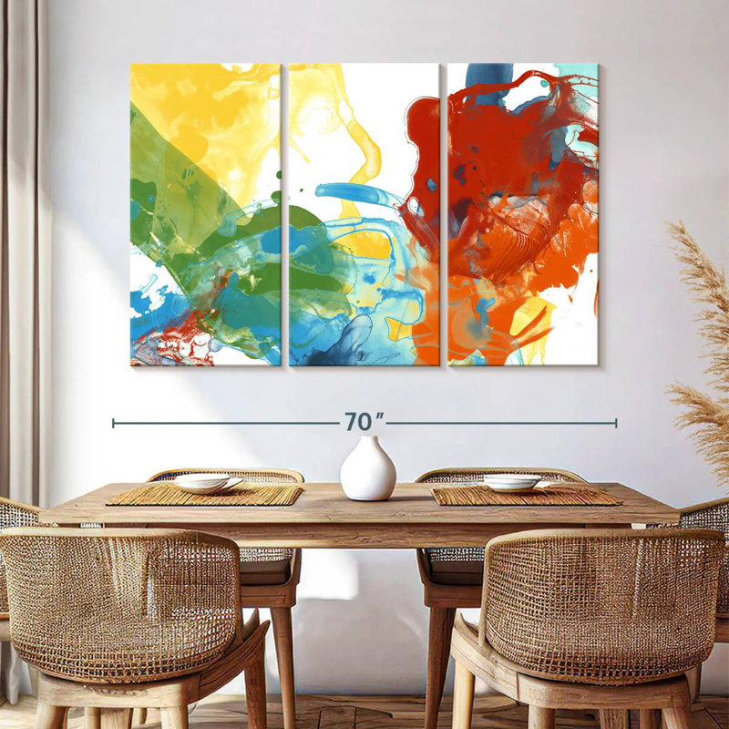 Avery Primary Abstract II, 36" H x 57" W